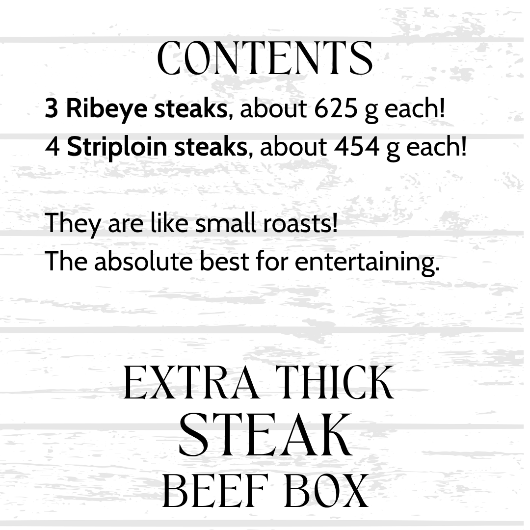 Extra Thick Steak Box, 1899 Beef Co.