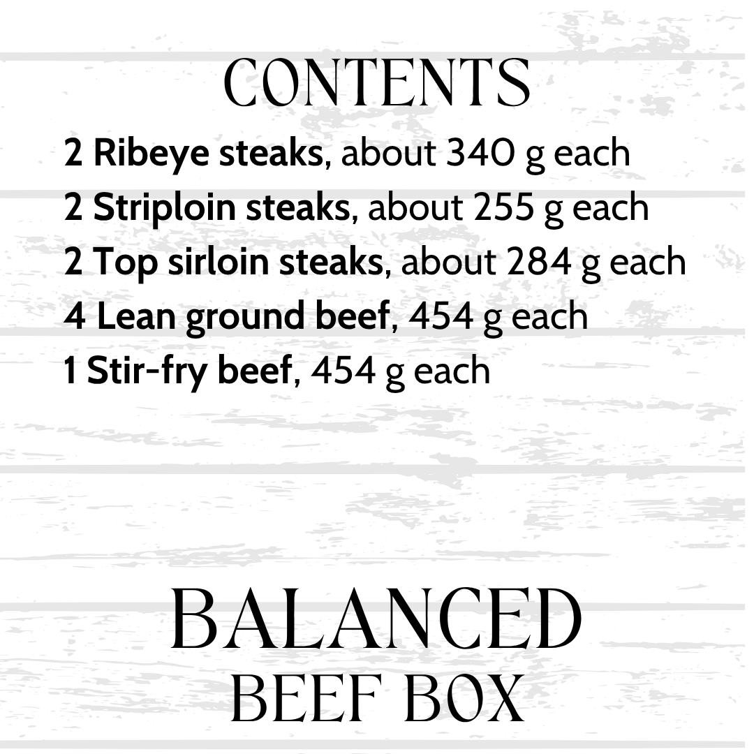 Balanced Box, 1899 Beef Co.