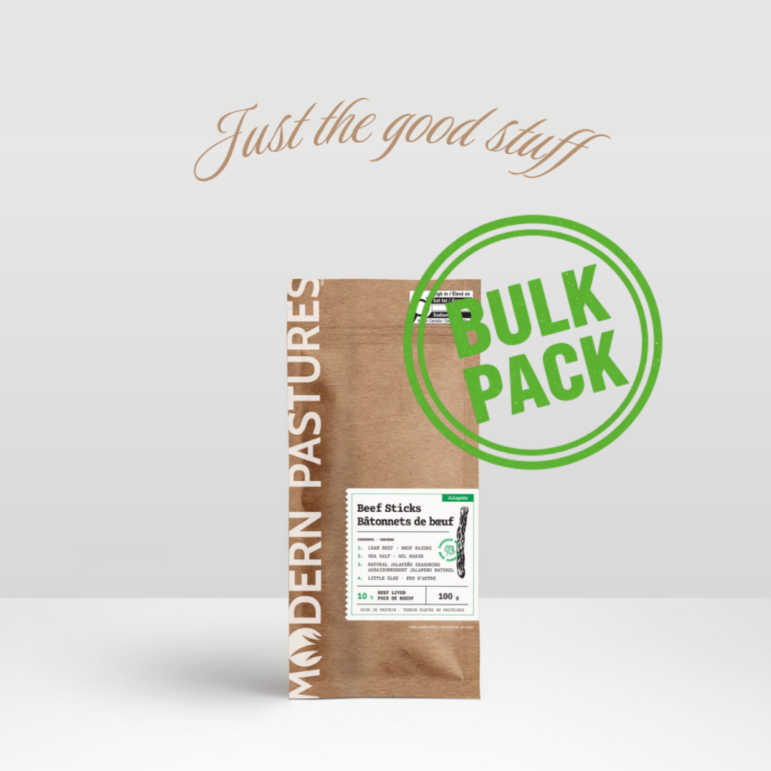 BULK Jalapeno Beef Sticks, Modern Pastures