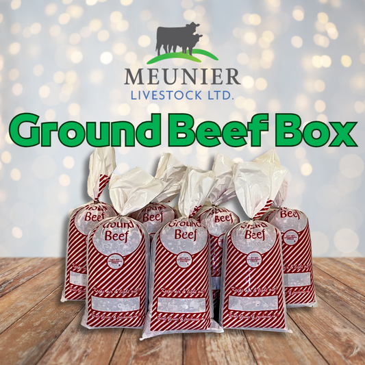 Ground Beef Box, Meunier Livestock