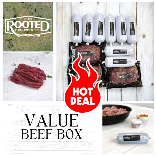 Value Box, Rooted Beef