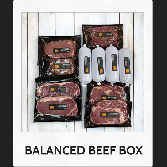 Balanced Box, 1899 Beef Co.