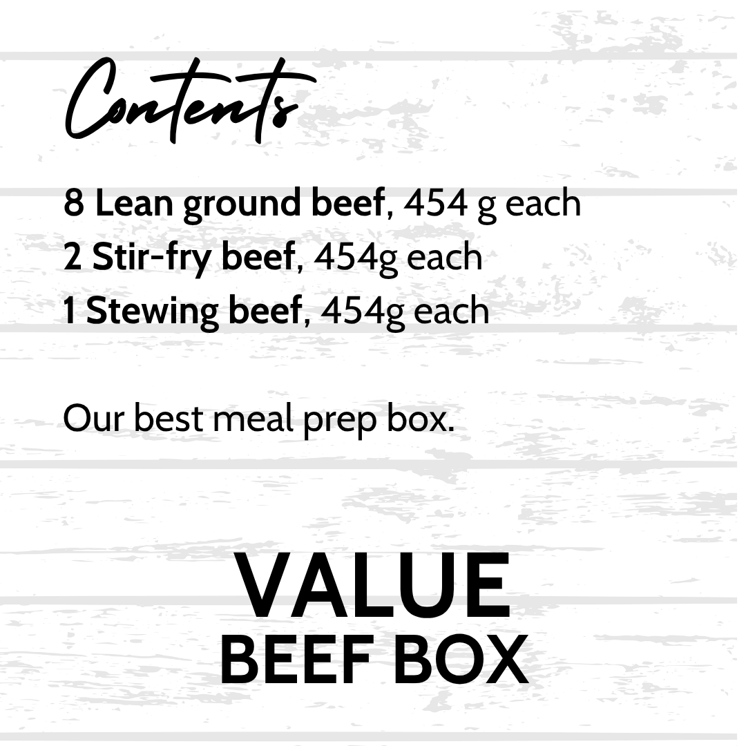 Value Box, 1899 Beef Co.