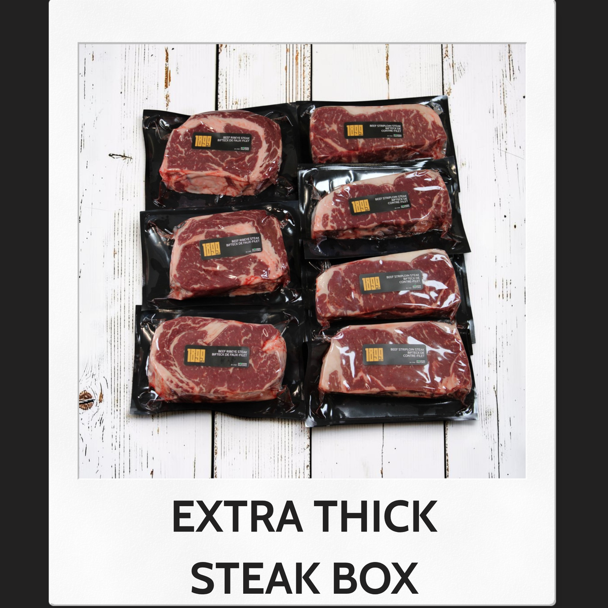 Extra Thick Steak Box, 1899 Beef Co.